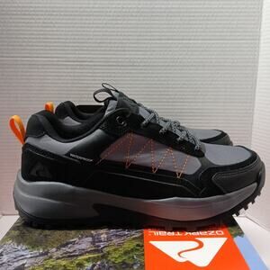 Ozark Trail Men's Hiking Shoes Size 8 Low Hiker Black Rugged